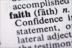 Faith wins, faith or fear