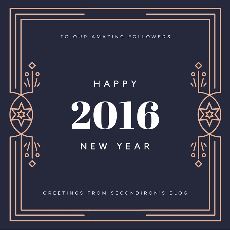Happy 2016 New Year from SecondIron's Blog